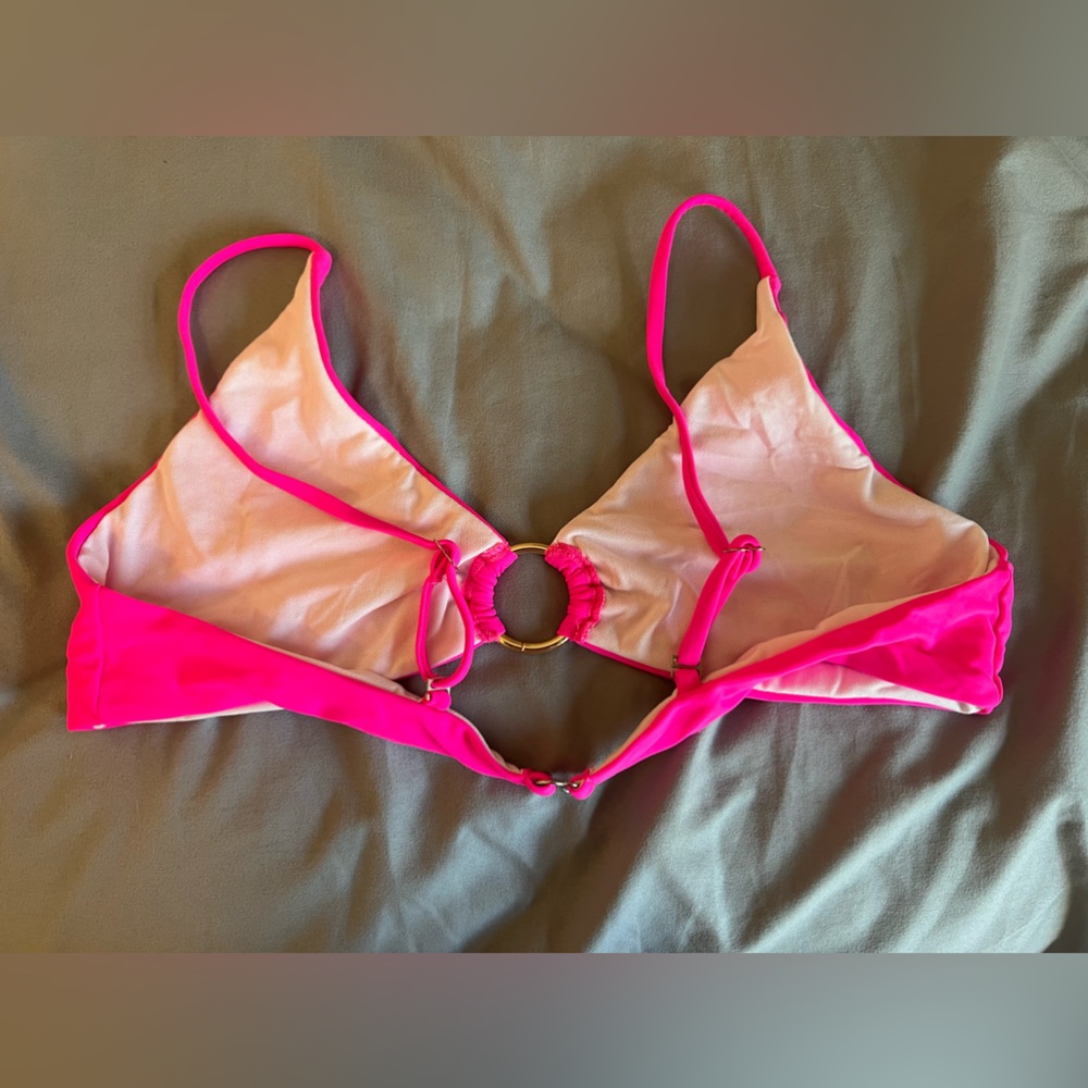 Bright Pink Bikini Top